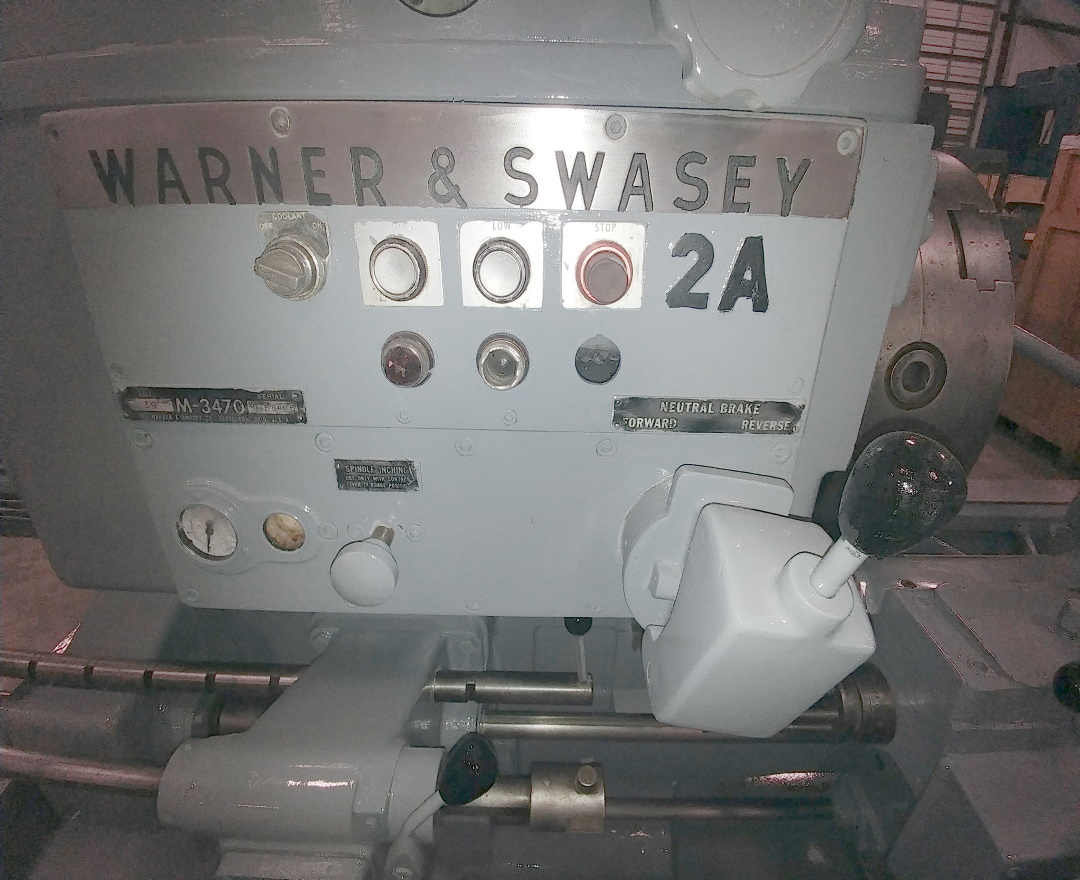 1961 WARNER & SWASEY 2A M-3470 Lot 39 Lathes, Turret Saddle Type | N & R Machine Sales