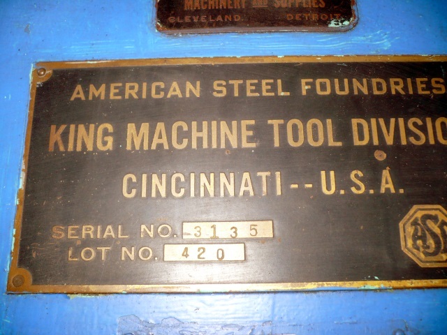 1953 KING 420 Boring Mills, Vertical Turret Lathe | N & R Machine Sales