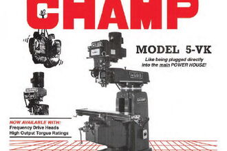 WEBB Champ 5VH-XL New Machinery, Vertical Mill | N & R Machine Sales (2)